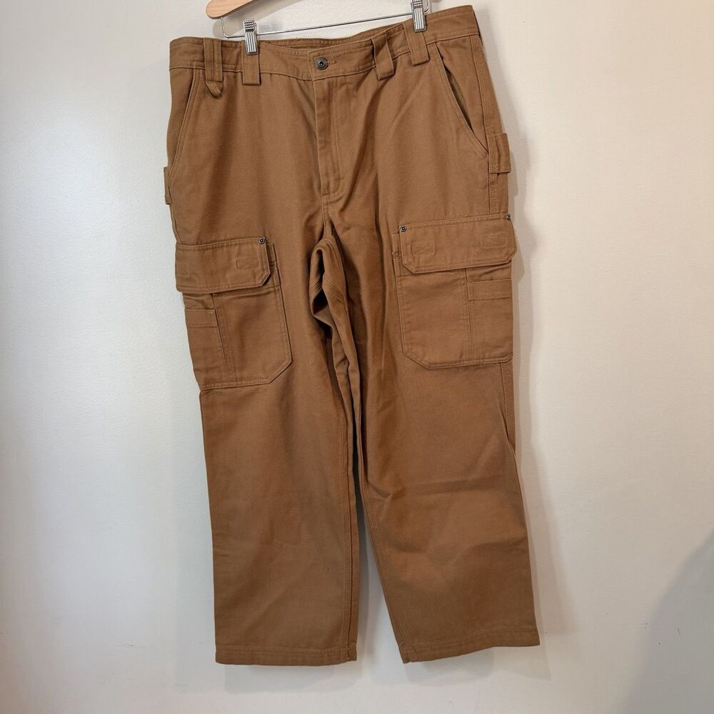 Duluth Trading Flex Fire Hose Relaxed Fit 5 Pocket Pants Mens 38x30 Relaxed Fit